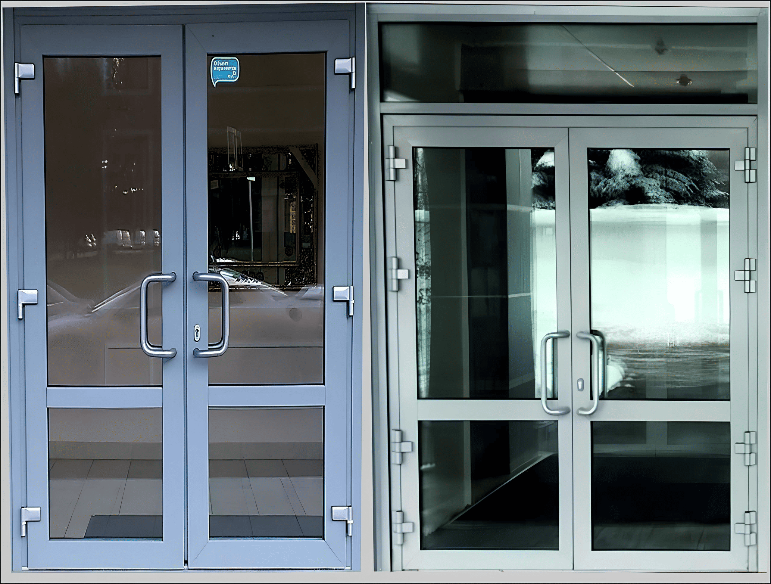 Входные алюминиевые двери