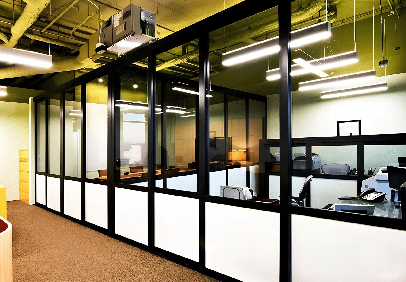 Алюминиевые перегородки